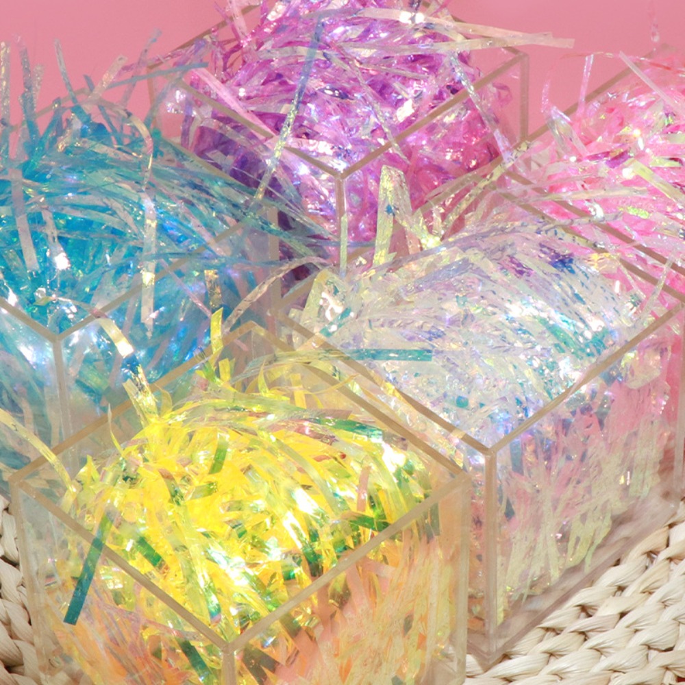 Wedding Supply In Bulk - 50g Aurora Raffia Shimmer Filling Bulk