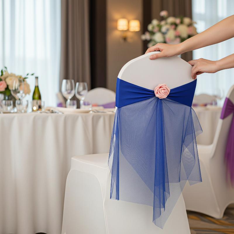 1 Piece Organza Chair Sashes F - Chair Sash Organza review and price