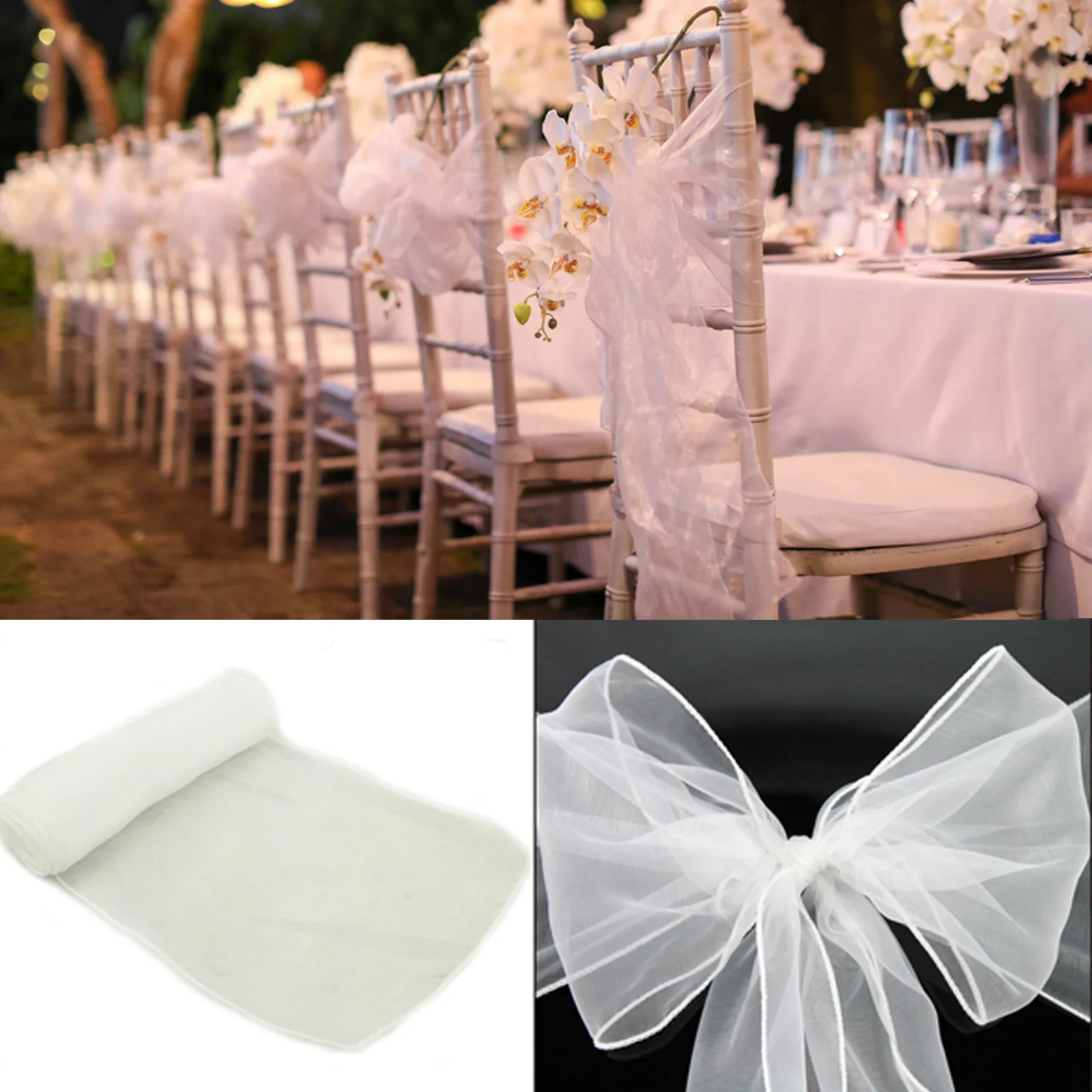 Wholesale 10/50 Pack Organza B - Chair Sash Organza review and price