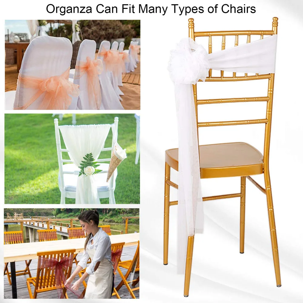 Wholesale 10/50 Pack Organza B - Chair Sash Organza review and price