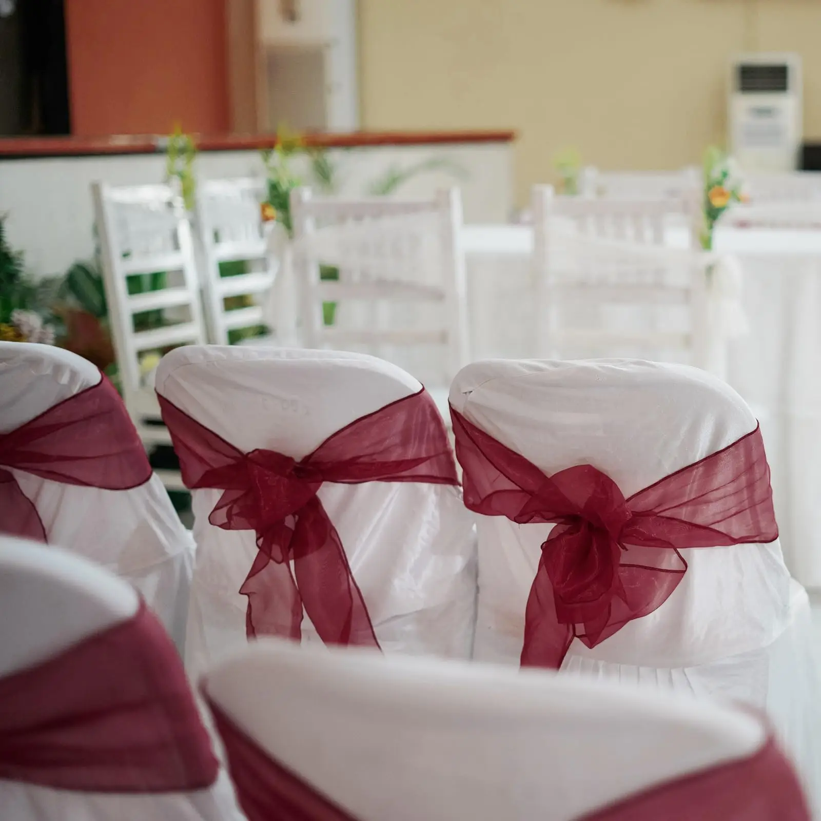10/50/100PCS 17x275cm Organza  - Chair Sash Organza review and price