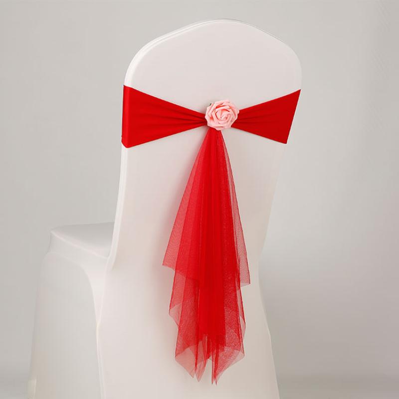 1 Pcs Organza Chair Sashes Flo - Chair Sash Organza review and price