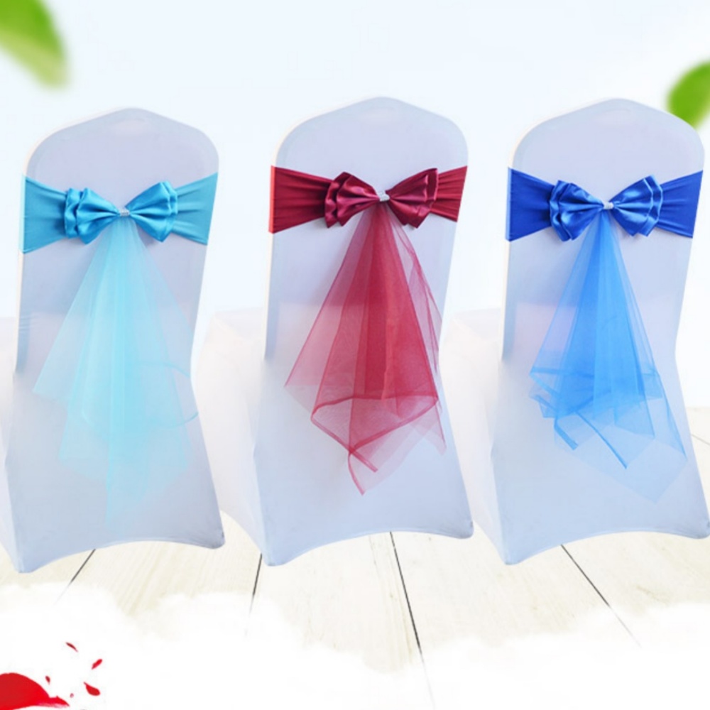 Stretch Bow Knot Customizable  - Chair Sash Organza review and price