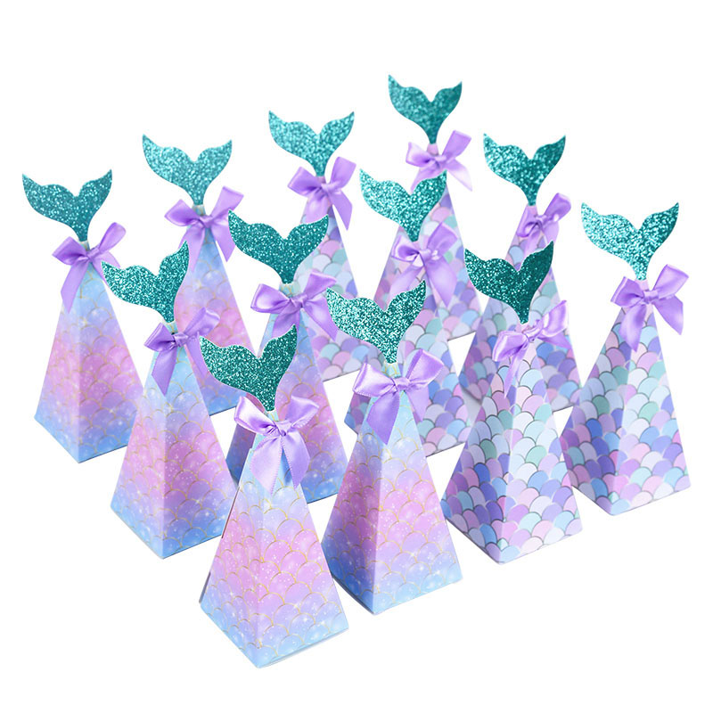 10Pcs Little Mermaid Candy Box - Wedding Supply.Box review and price