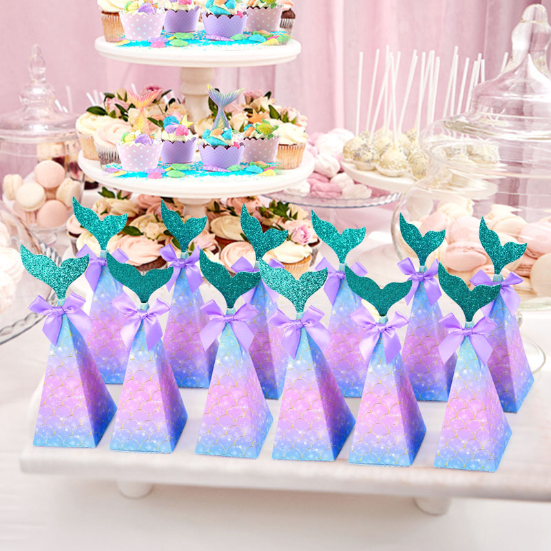 10Pcs Little Mermaid Candy Box - Wedding Supply.Box review and price