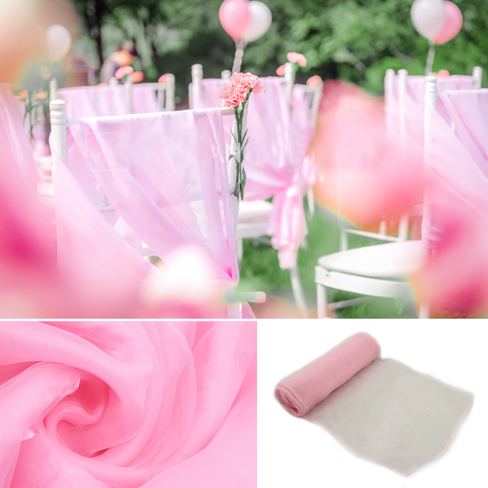 1pcs Organza Chair Sashes Knot - Chair Sash Organza review and price