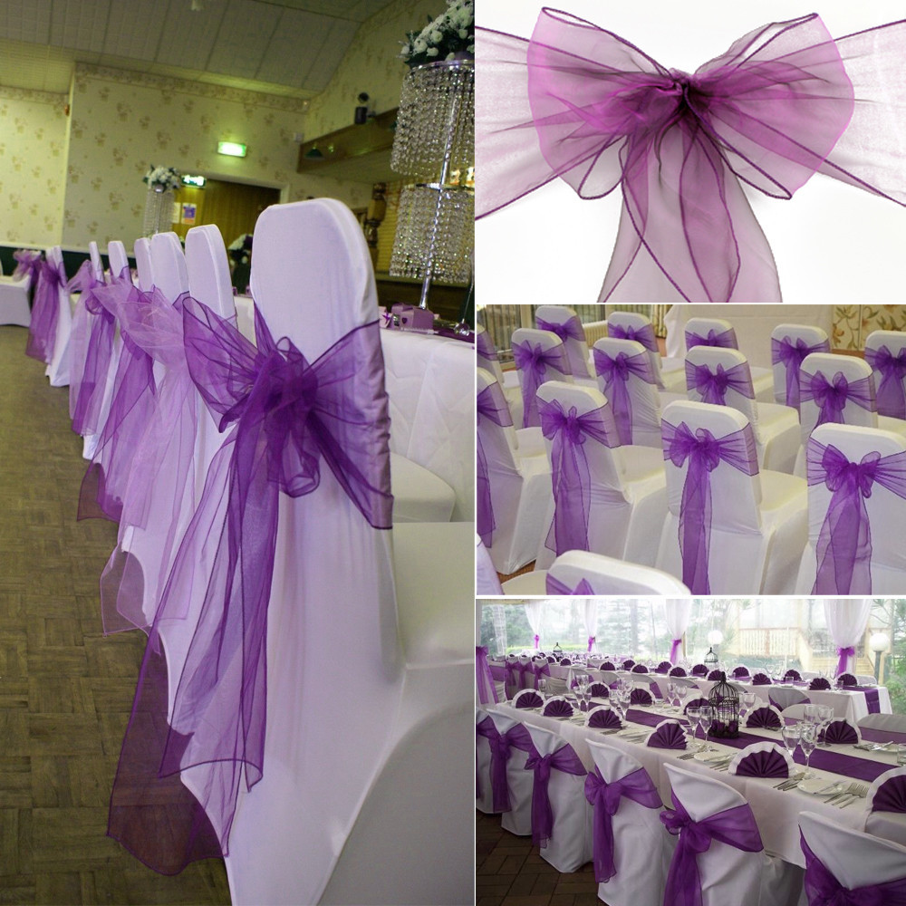 1pcs Organza Chair Sashes Knot - Chair Sash Organza review and price